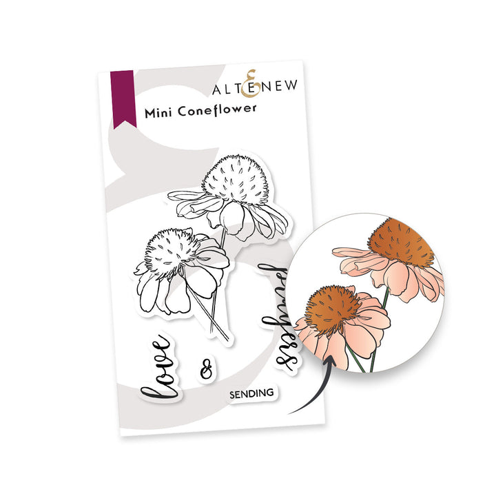 Stamp & Die Bundle Mini Coneflower