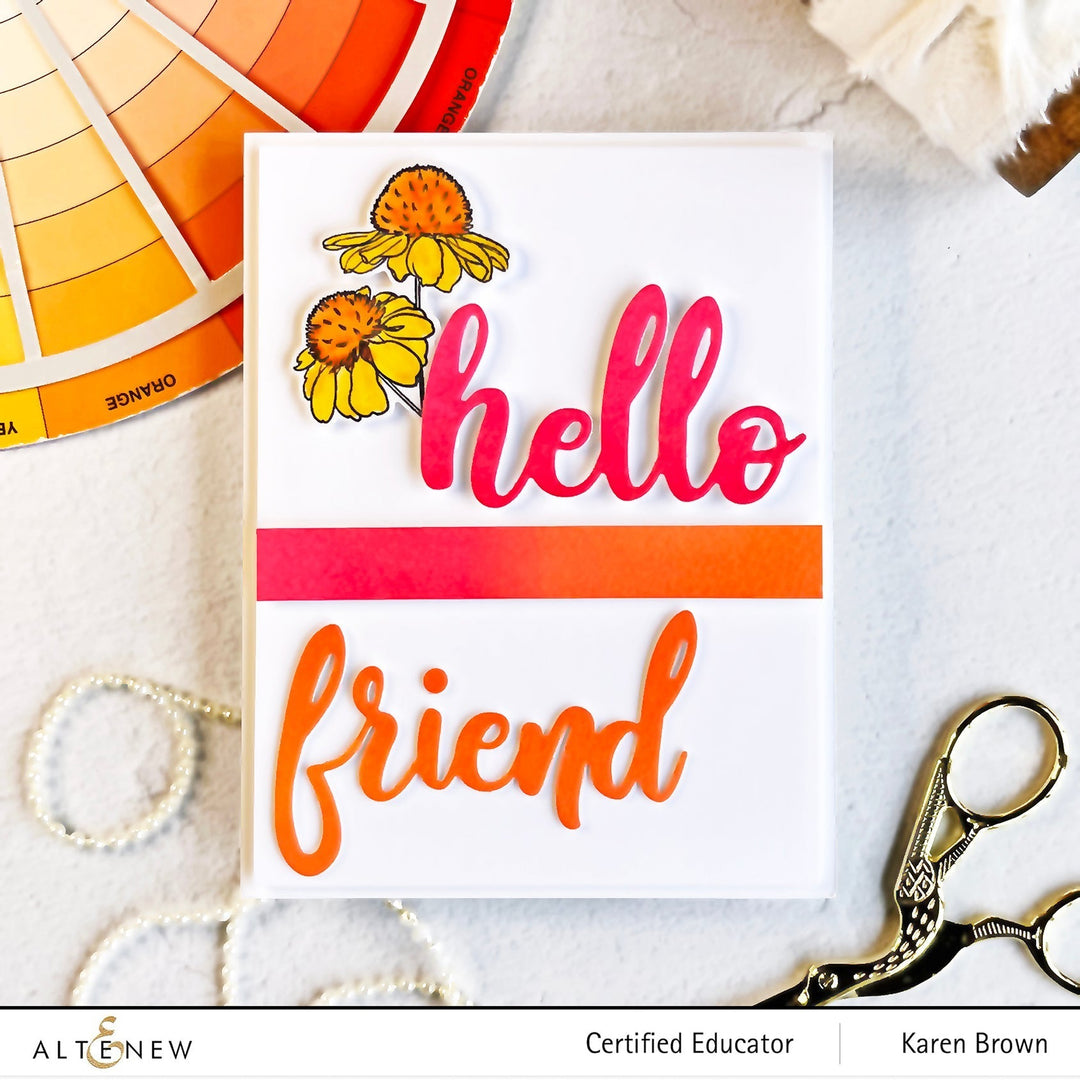 Stamp & Die Bundle Mini Coneflower