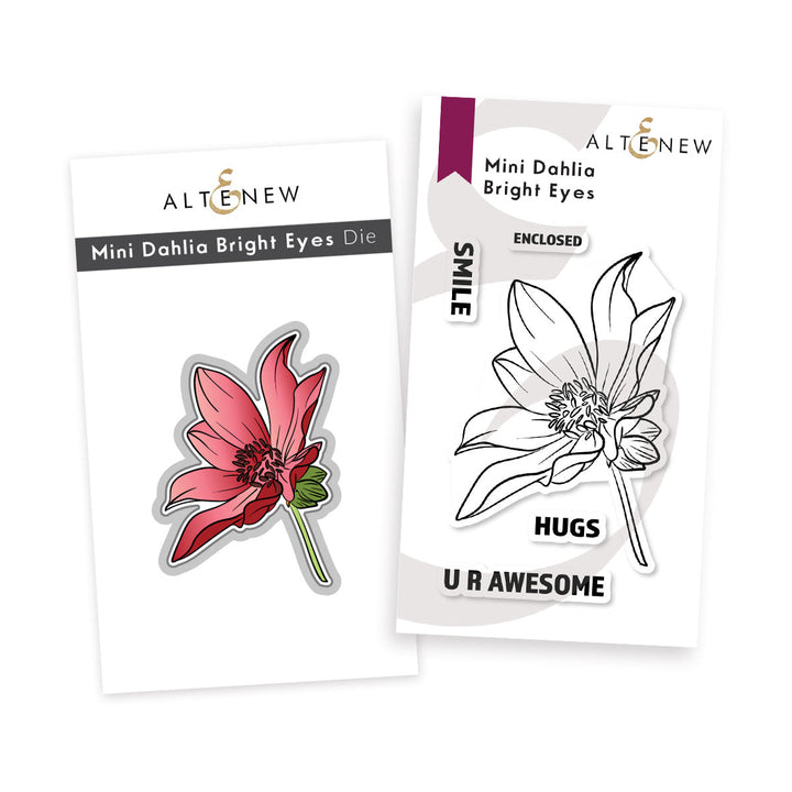 Stamp & Die Bundle Mini Dahlia Bright Eyes