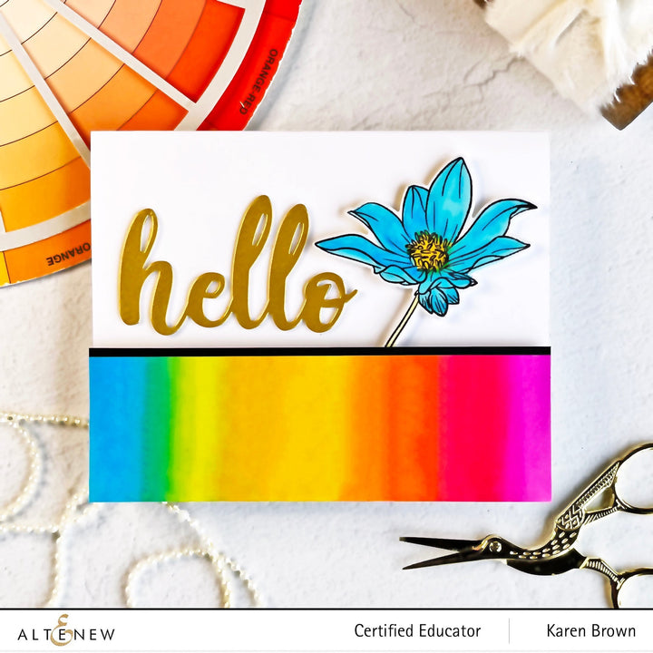 Stamp & Die Bundle Mini Dahlia Bright Eyes