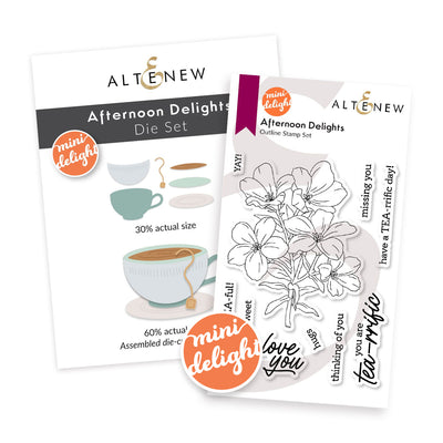 Stamp & Die Bundle Mini Delight: Afternoon Delights Stamp & Die Set