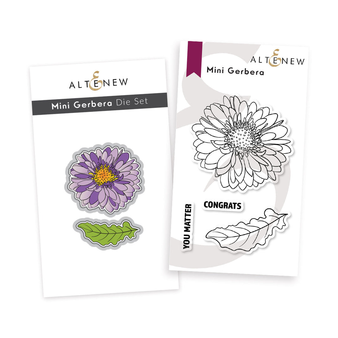 Stamp & Die Bundle Mini Gerbera