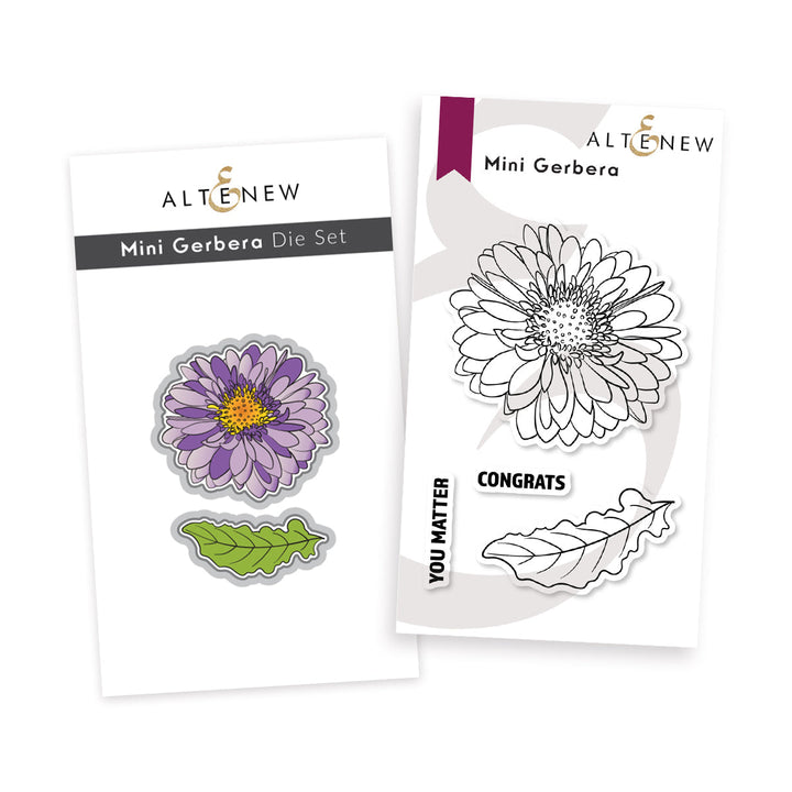 Stamp & Die Bundle Mini Gerbera