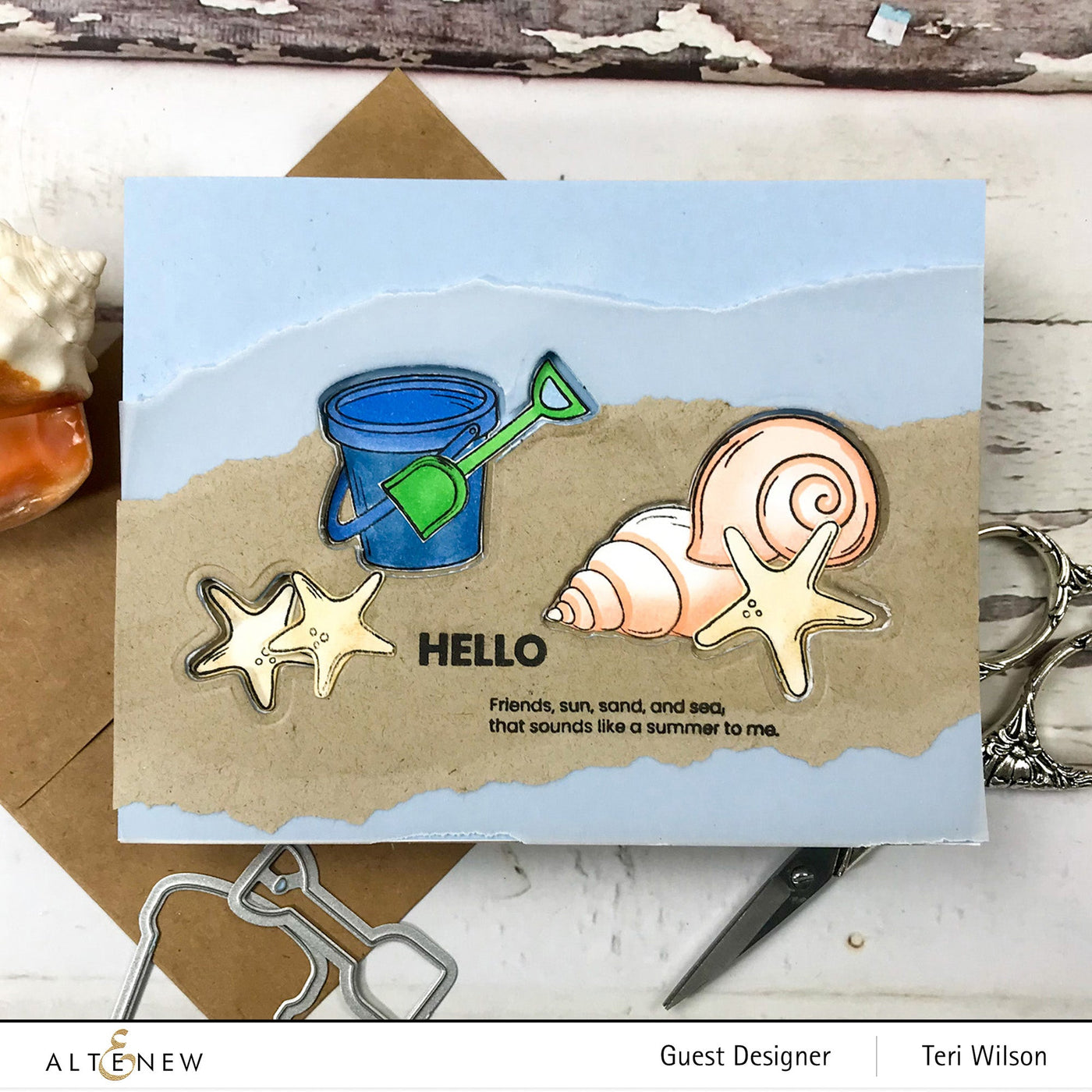 Stamp & Die Bundle Mini Seashells