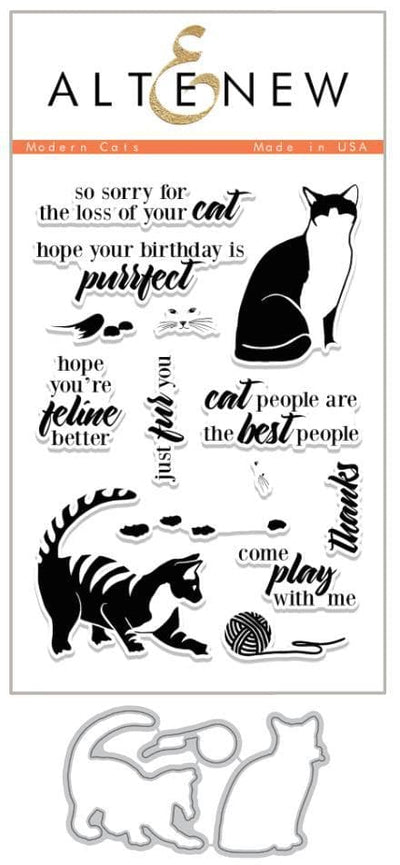 Stamp & Die Bundle Modern Cats Stamp & Die Bundle