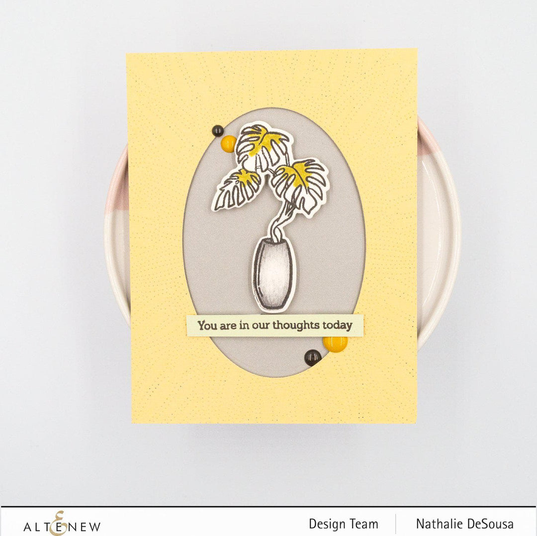 Stamp & Die Bundle Monstera In Vase