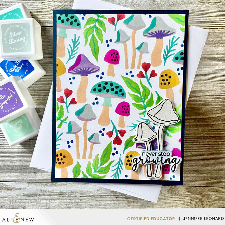 Stamp & Die Bundle Mushroom Greetings