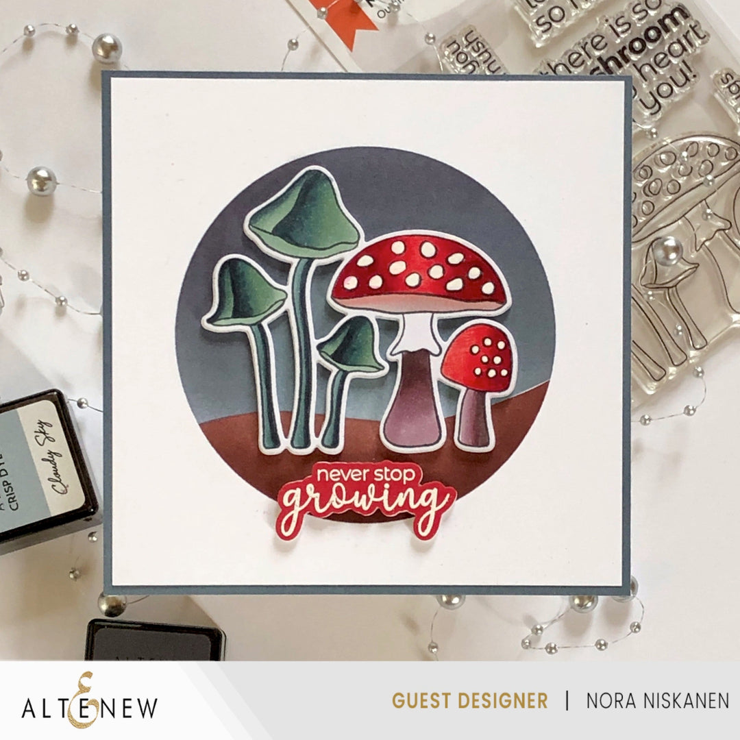 Stamp & Die Bundle Mushroom Greetings