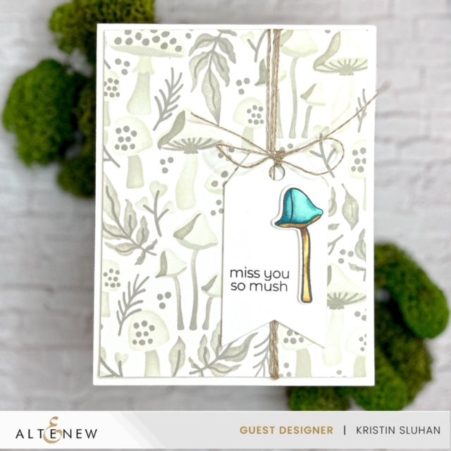 Stamp & Die Bundle Mushroom Greetings