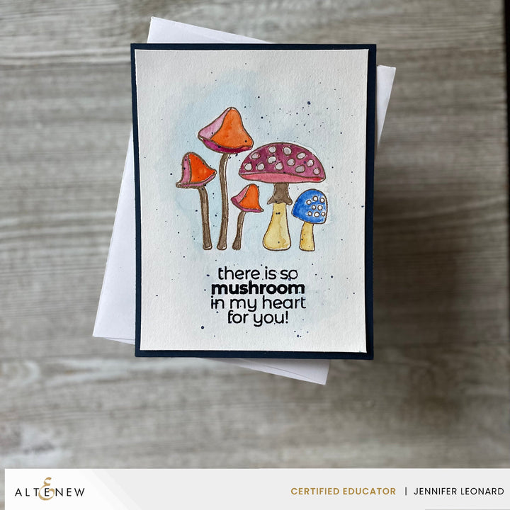 Stamp & Die Bundle Mushroom Greetings