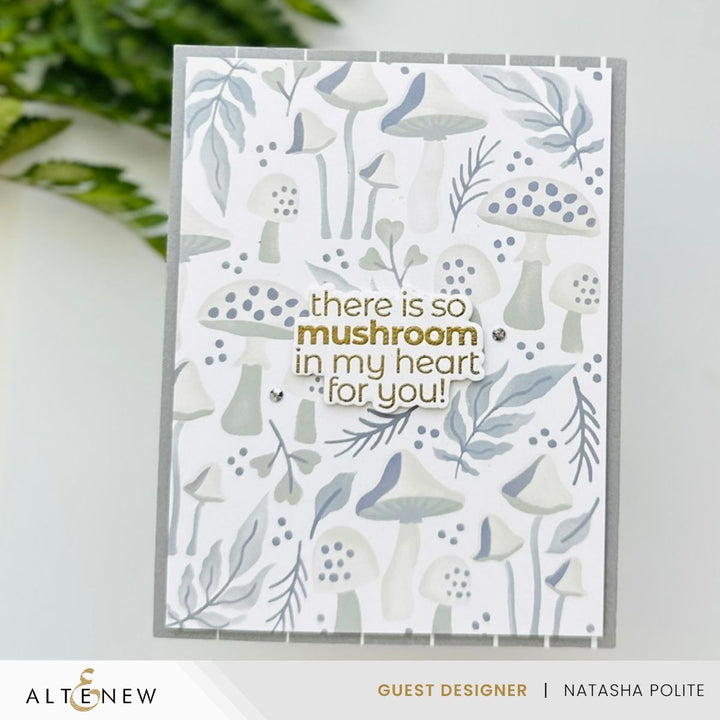Stamp & Die Bundle Mushroom Greetings