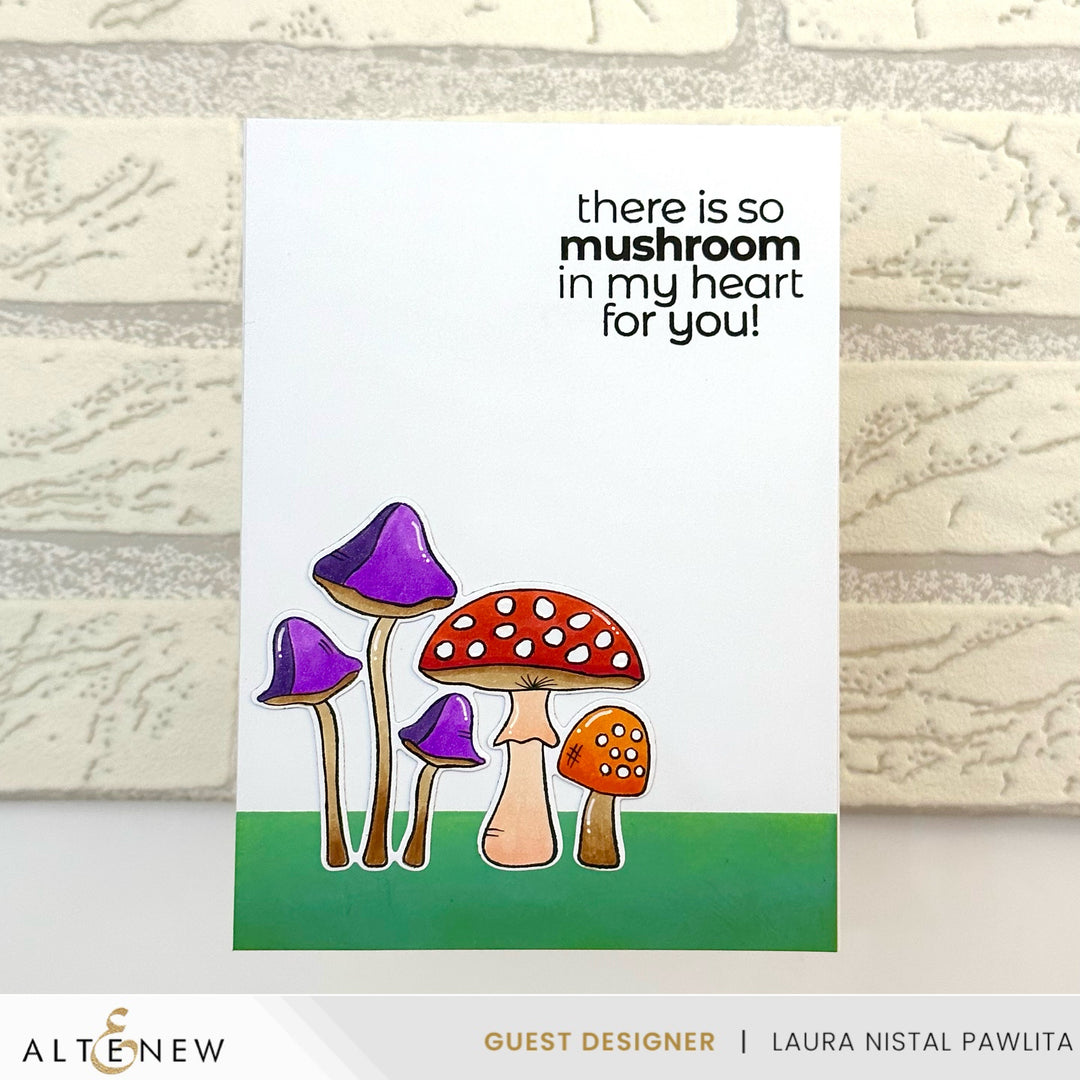 Stamp & Die Bundle Mushroom Greetings