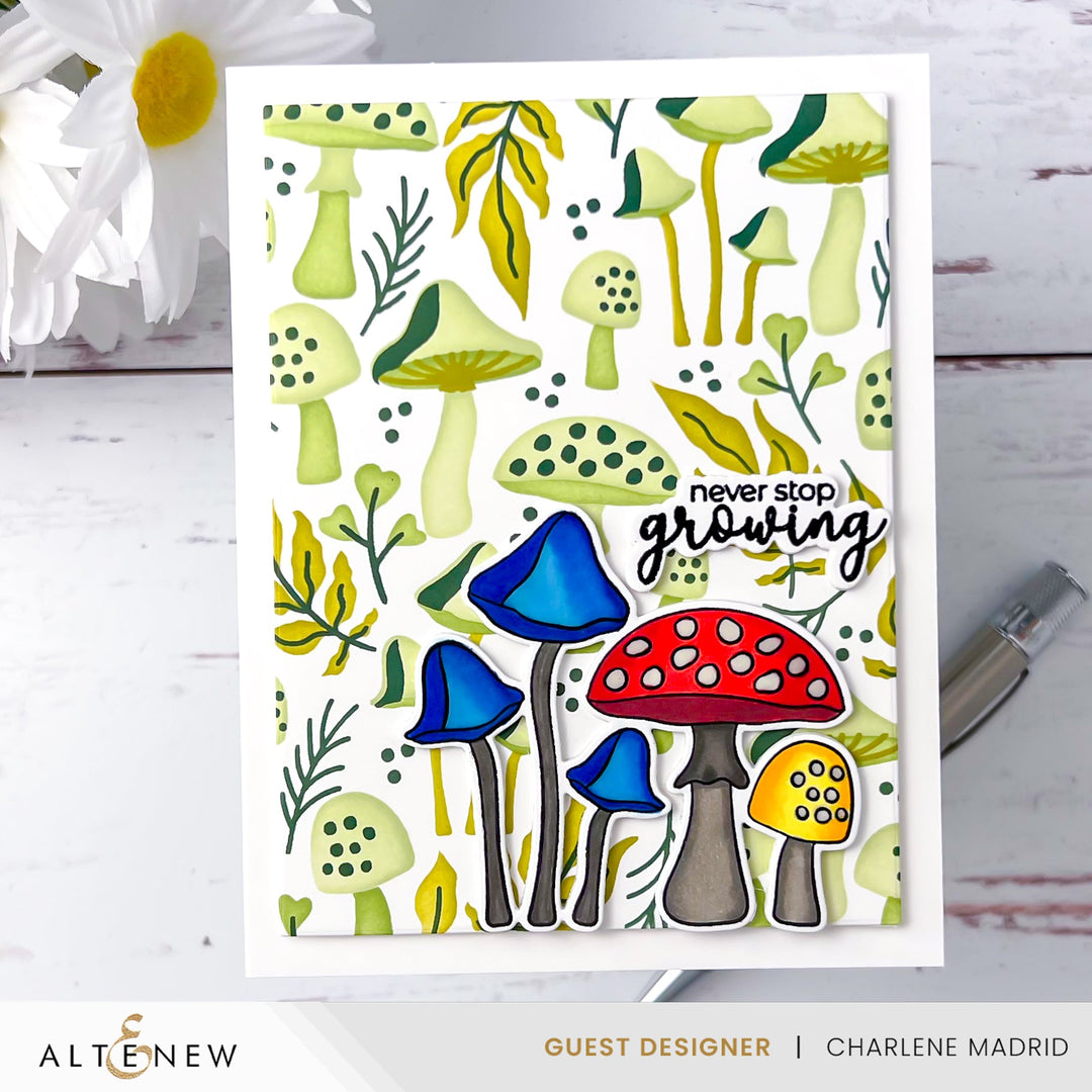 Stamp & Die Bundle Mushroom Greetings