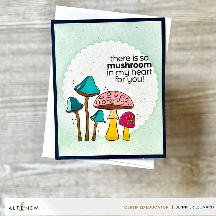 Stamp & Die Bundle Mushroom Greetings