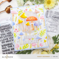 Stamp & Die Bundle Mushroom Greetings