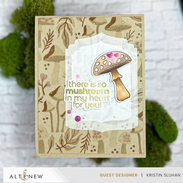 Stamp & Die Bundle Mushroom Greetings