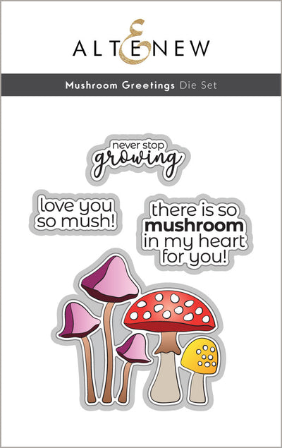 Stamp & Die Bundle Mushroom Greetings