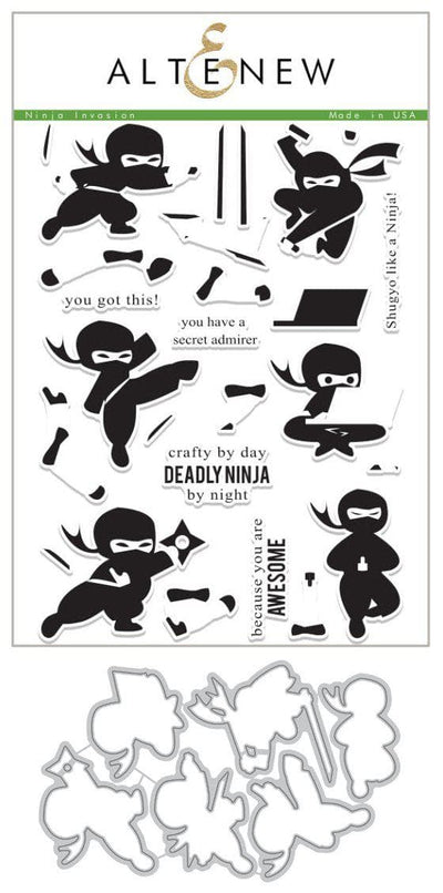 Stamp & Die Bundle Ninja Invasion Stamp & Die Bundle