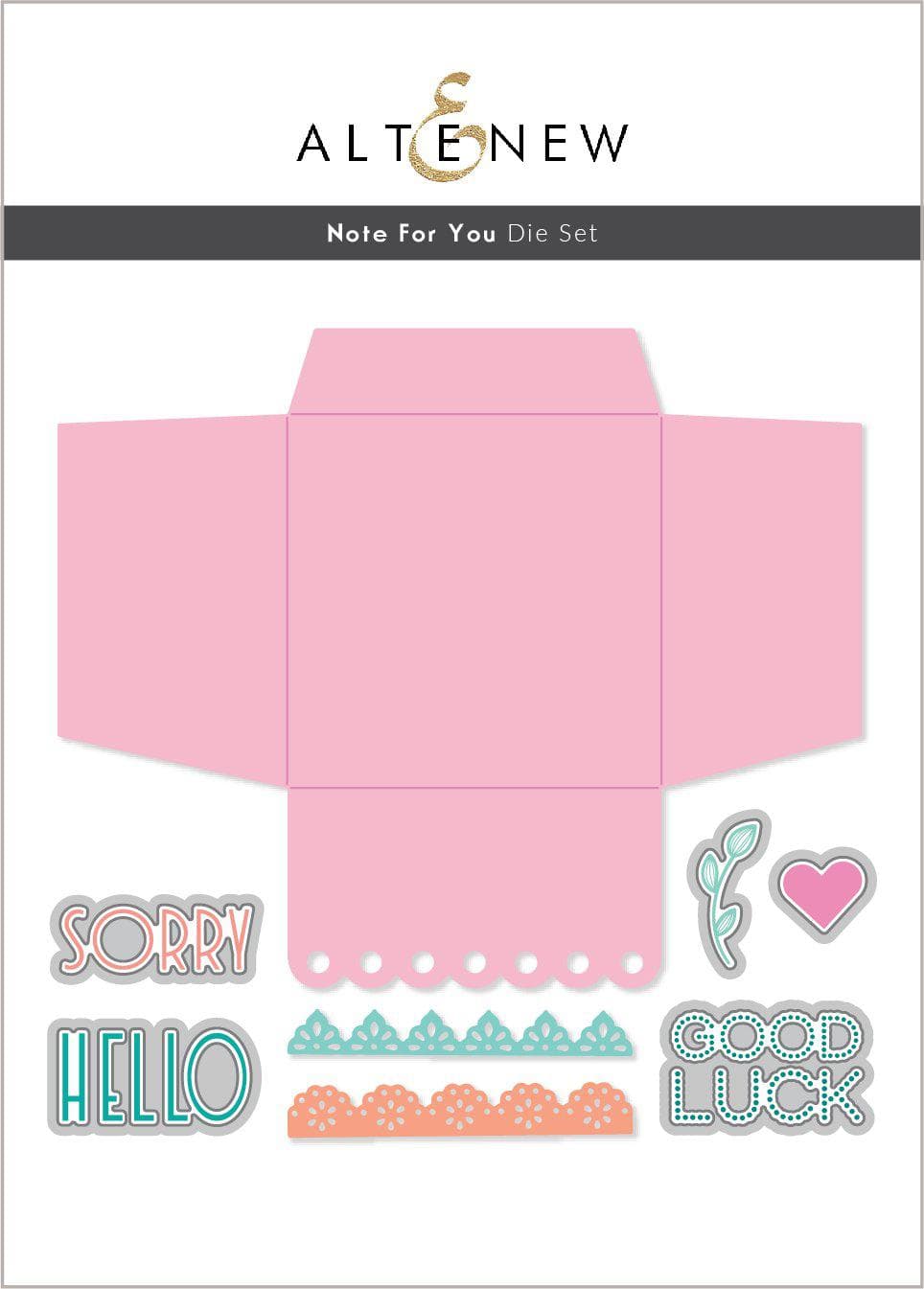 Stamp & Die Bundle Note For You