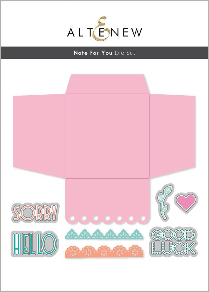 Stamp & Die Bundle Note For You