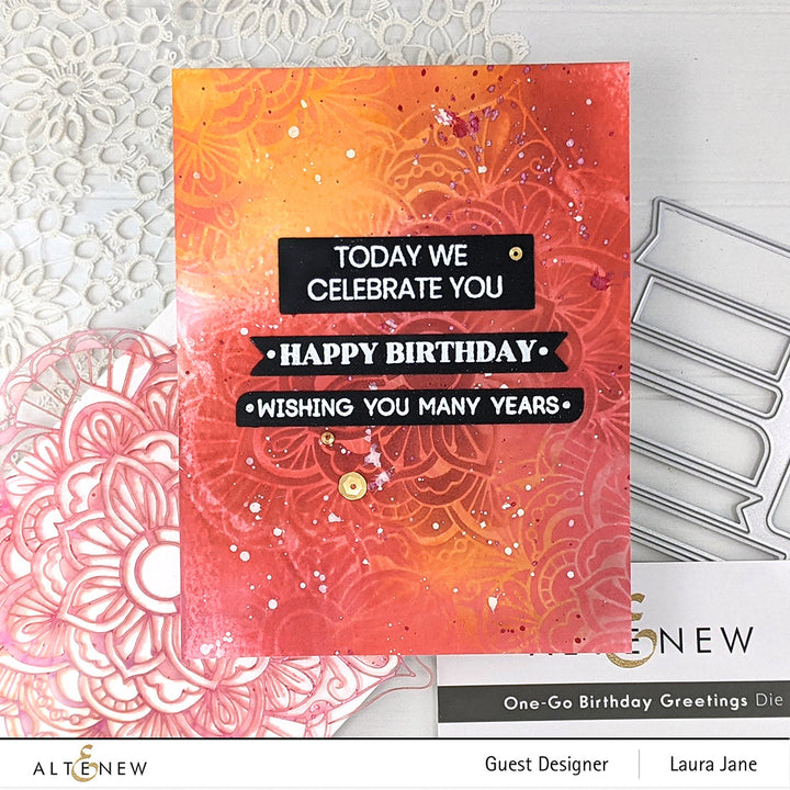 Stamp & Die Bundle One-Go: Birthday Greetings