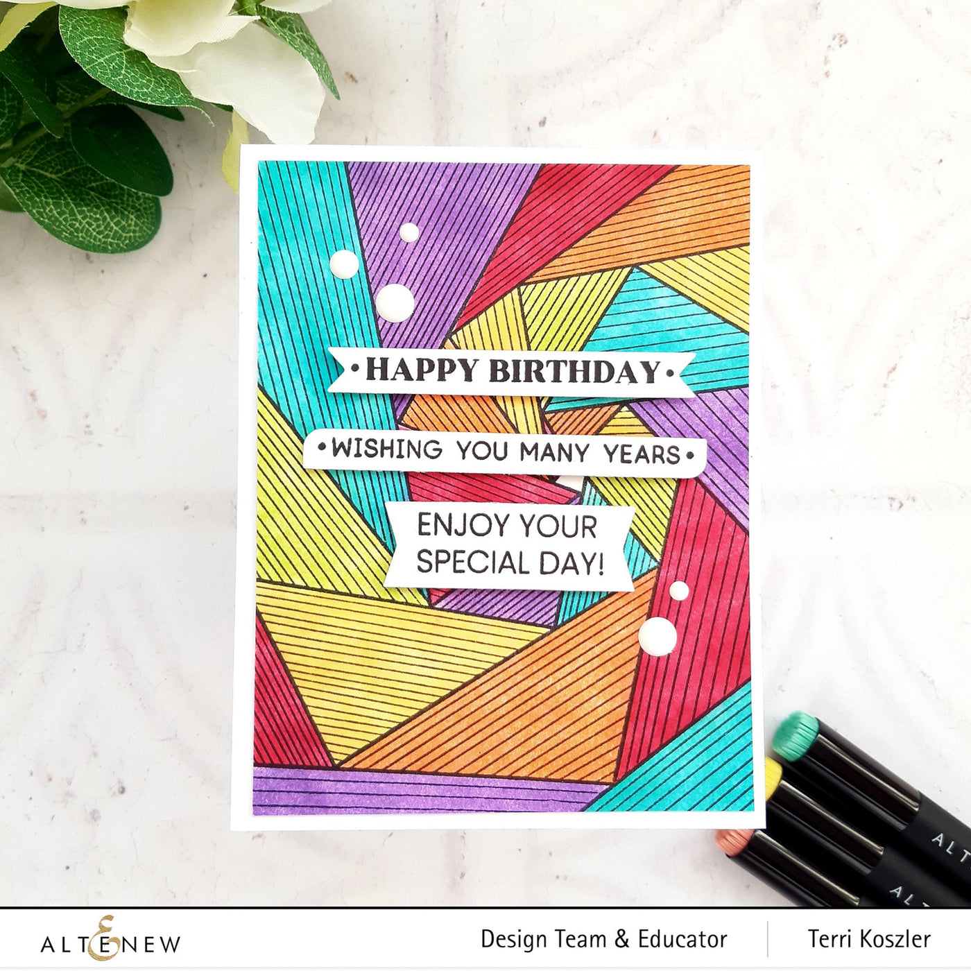 Stamp & Die Bundle One-Go: Birthday Greetings