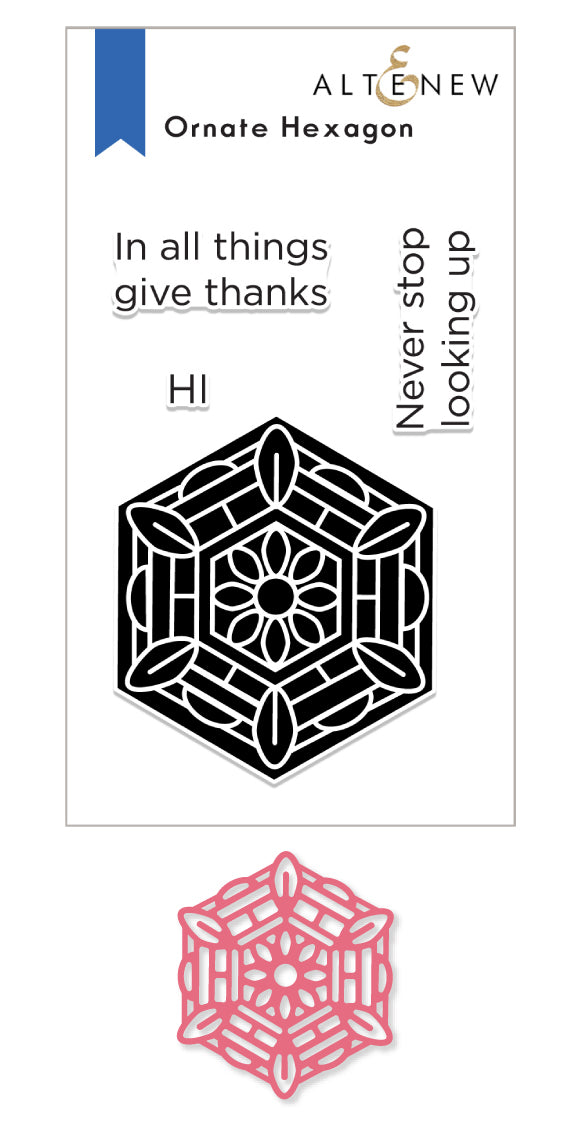 Stamp & Die Bundle Ornate Hexagon