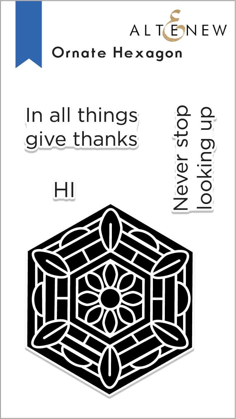 Stamp & Die Bundle Ornate Hexagon