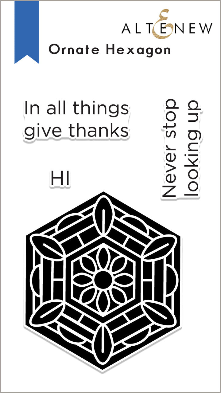 Stamp & Die Bundle Ornate Hexagon