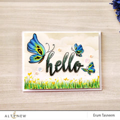 Stamp & Die Bundle Painted Butterflies
