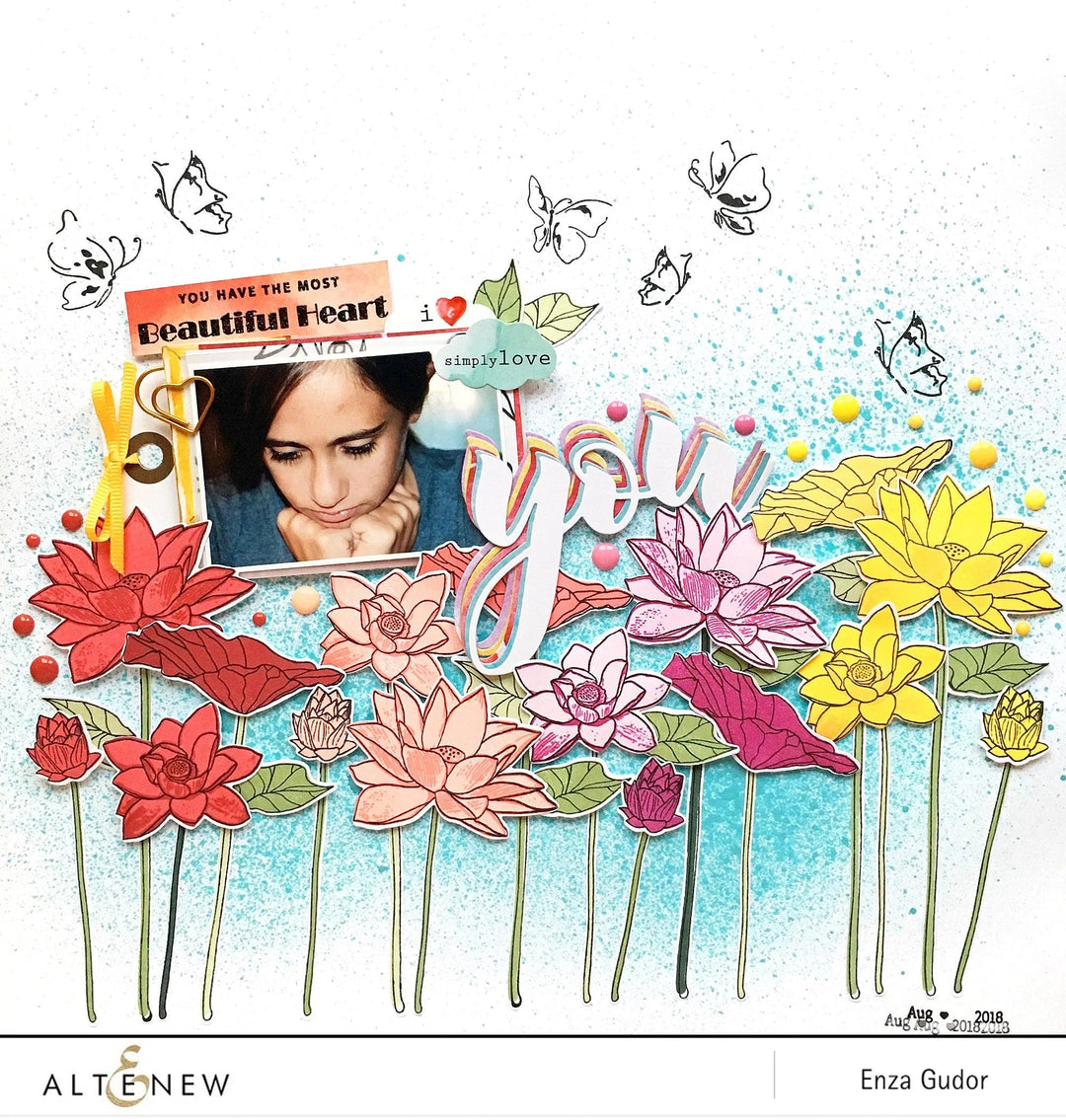 Stamp & Die Bundle Painted Butterflies