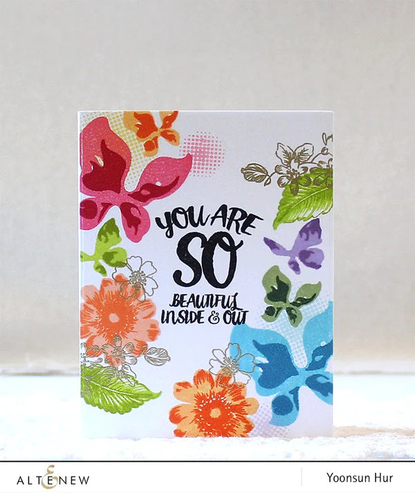 Stamp & Die Bundle Painted Butterflies