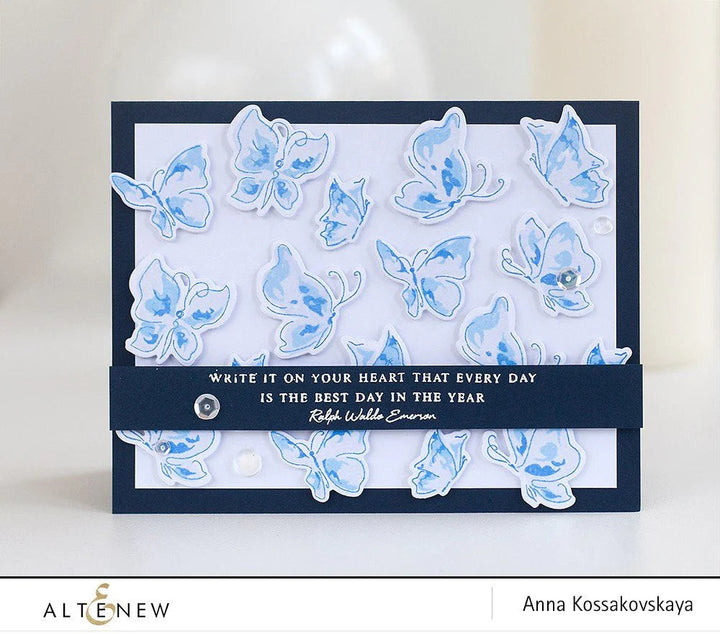 Stamp & Die Bundle Painted Butterflies