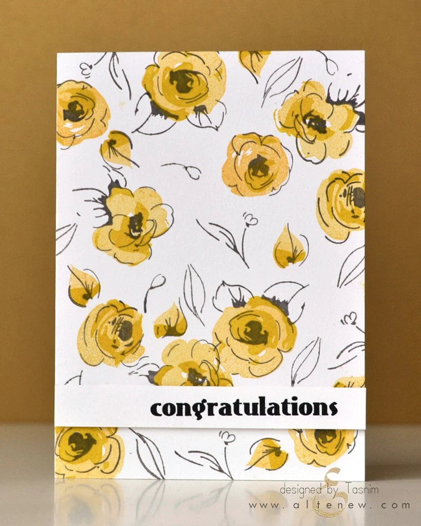 Stamp & Die Bundle Painted Flowers