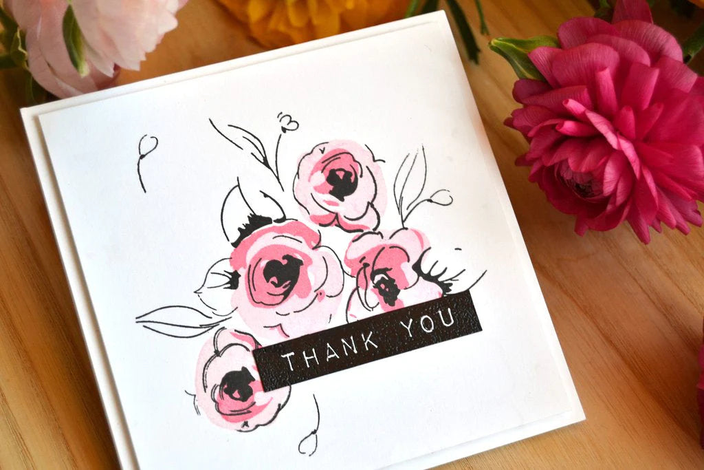 Stamp & Die Bundle Painted Flowers