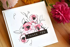 Stamp & Die Bundle Painted Flowers