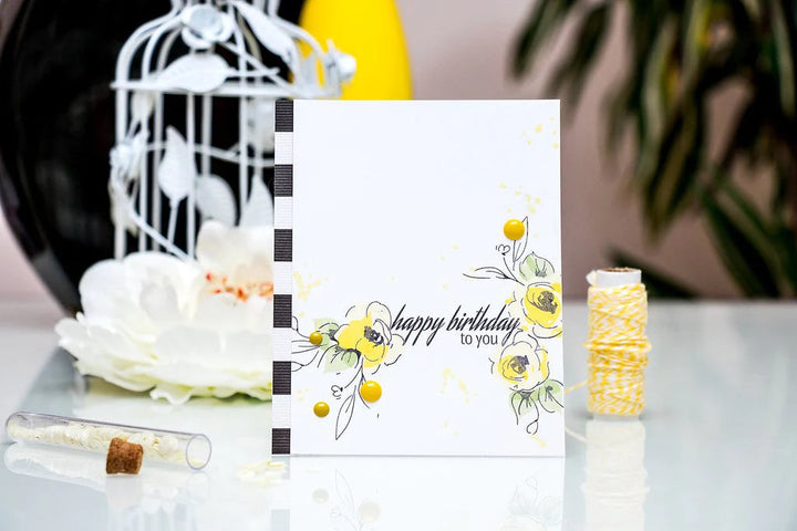 Stamp & Die Bundle Painted Flowers