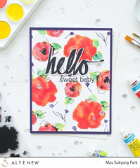 Stamp & Die Bundle Painted Flowers