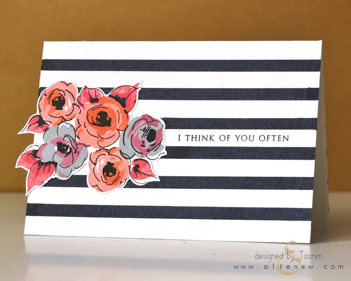 Stamp & Die Bundle Painted Flowers