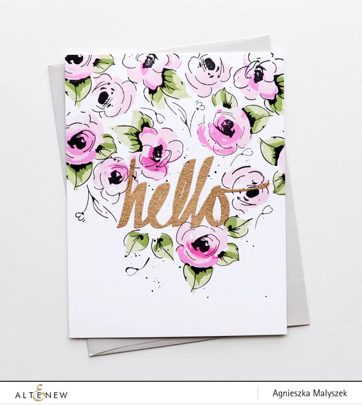 Stamp & Die Bundle Painted Flowers