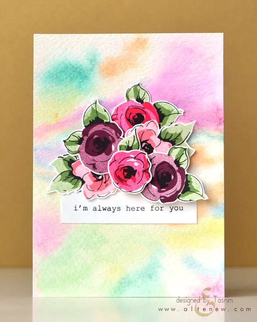 Stamp & Die Bundle Painted Flowers