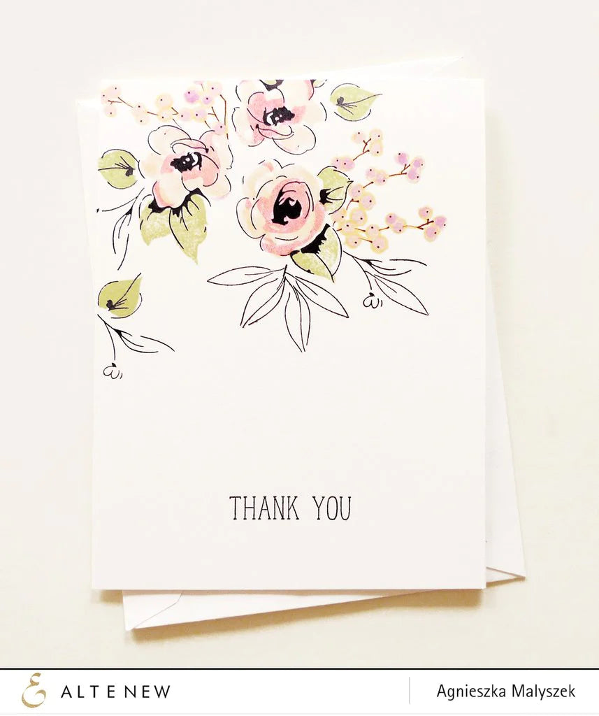 Stamp & Die Bundle Painted Flowers