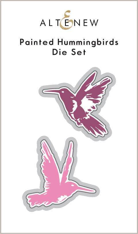 Stamp & Die Bundle Painted Hummingbirds