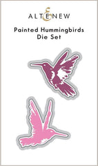 Stamp & Die Bundle Painted Hummingbirds