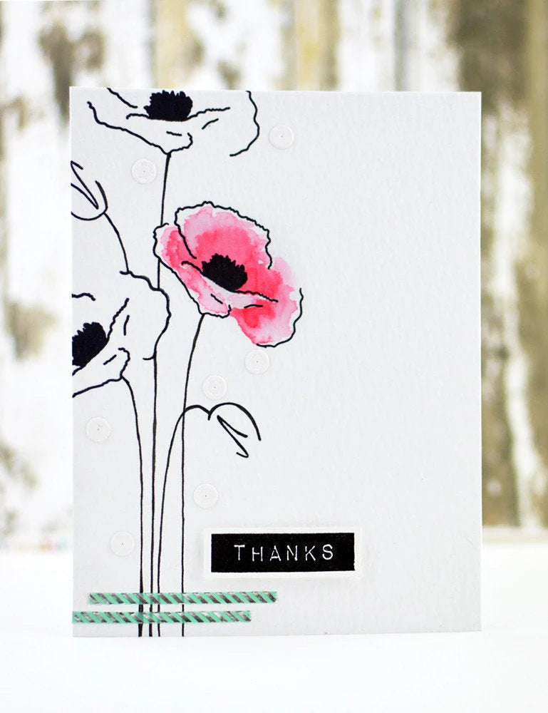 Stamp & Die Bundle Painted Poppy