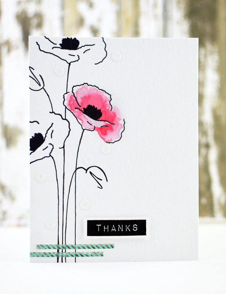 Stamp & Die Bundle Painted Poppy