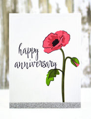 Stamp & Die Bundle Painted Poppy