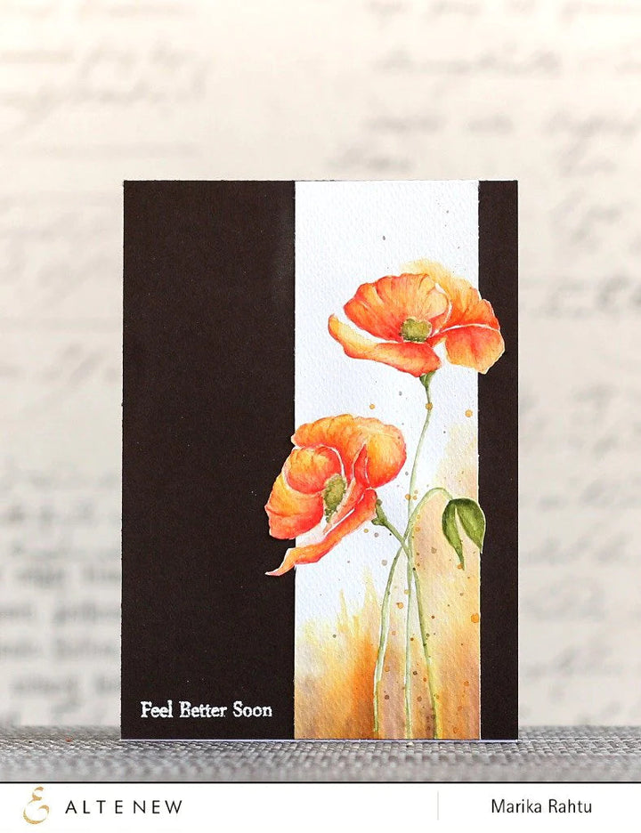 Stamp & Die Bundle Painted Poppy