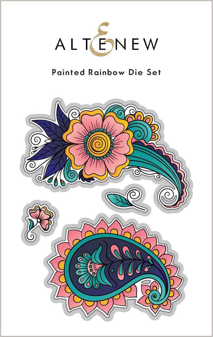 Stamp & Die Bundle Painted Rainbow