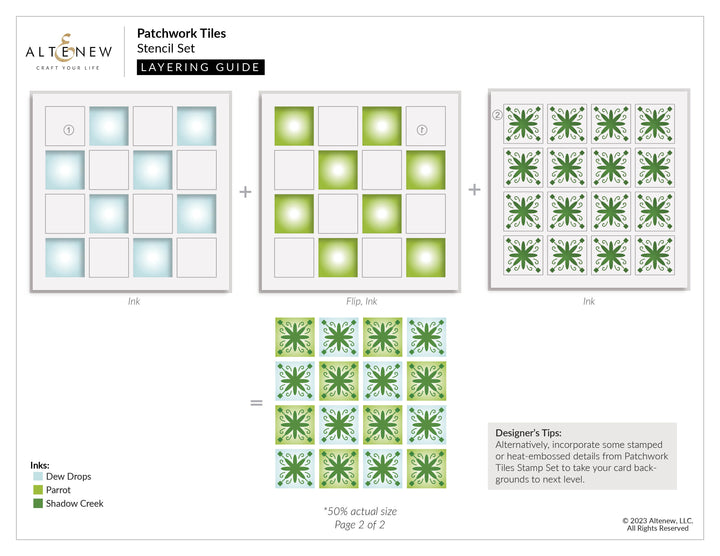 Stamp & Die Bundle Patchwork Tiles